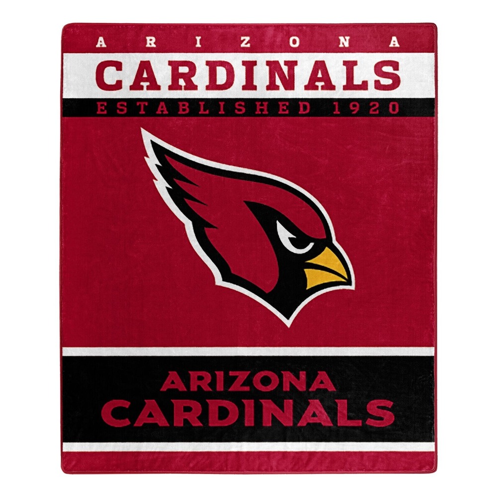 Northwest NFL Polyester Raschel Throw Blanket 50X60 Inch, Arizona Cardinals